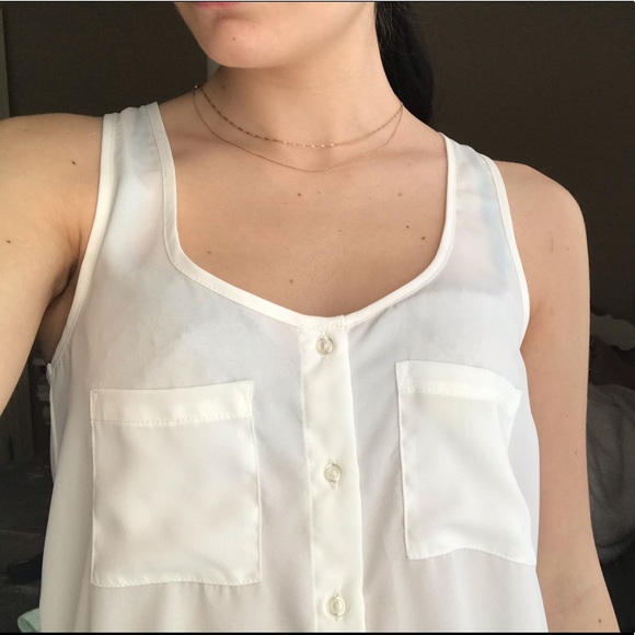 Garage White Blouse - Picture 6 of 6